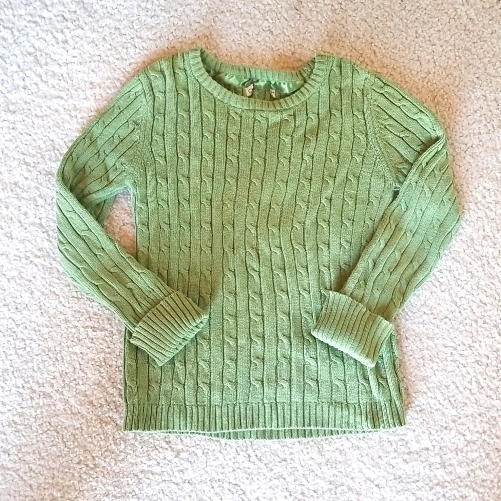 Girls Cable Knit Sweater